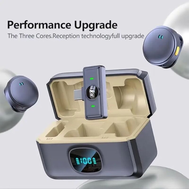 Microphone - Manufacturer NX10 Digital Tie Clip on Mini Mic 2.4ghz Wireless