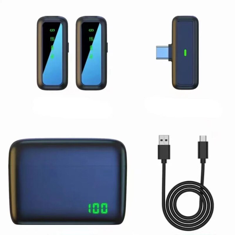 Microphone - Manufacturer SX6 Dual Android Type c Live Broadcast Lavaliermikrofon