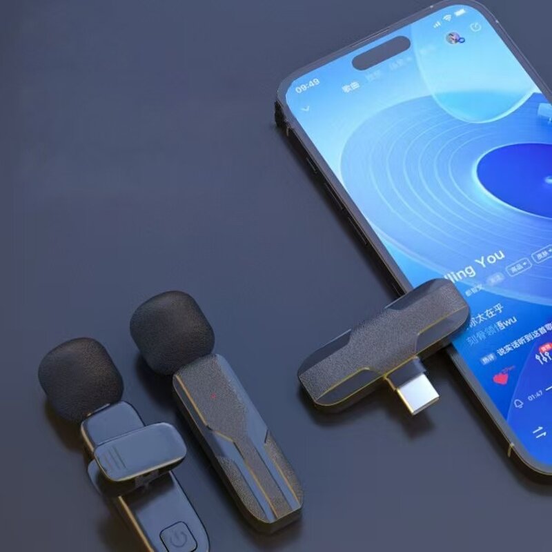 Microphone - Manufacturer Lavaliere Portable Mini 2 Mic for Phone Type-c