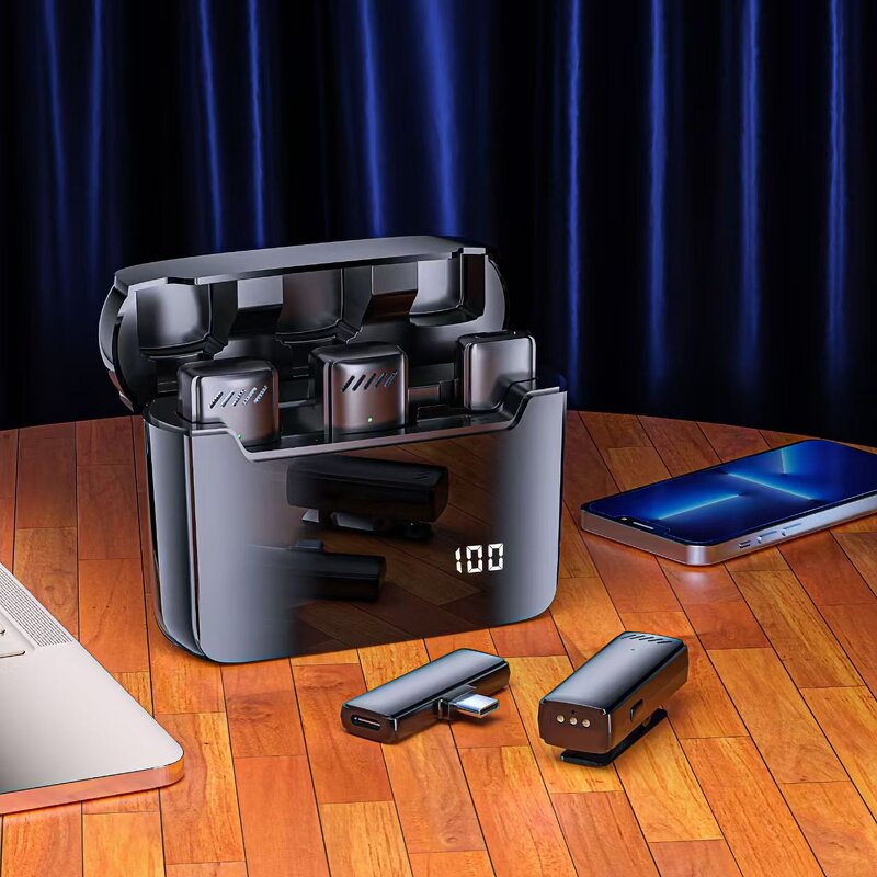 Microphone - Manufacturer S13 Wireless Lavalier Intelligent Noise Reduction