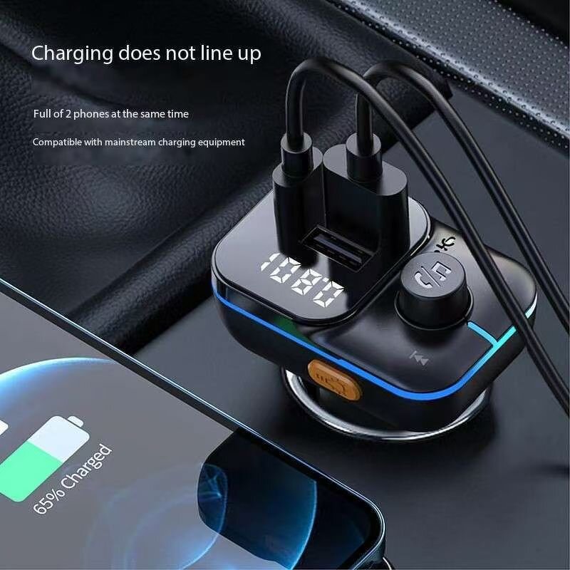 FM Transmitter - Manufacturer C24 Stereo Bass Type C MP3 Player Fast Charging