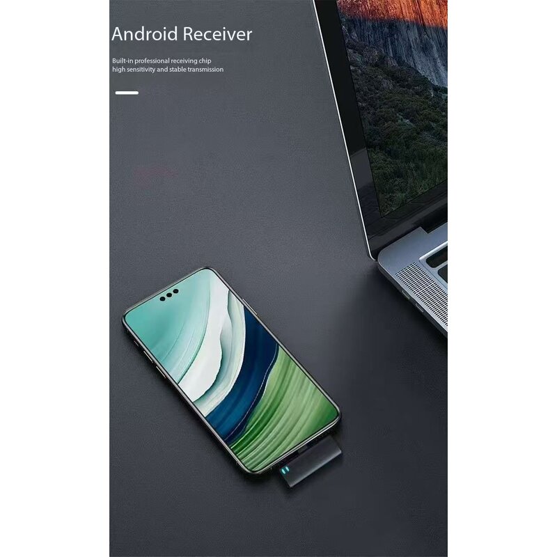 Microphone - Manufacturer NX8 Noise Reduction Lapel Portable Mini with Charging Case