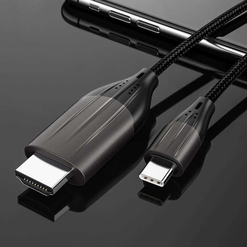 Cable - Manufacturer L12 2m USB 3.1 Type c to HDTV 1080P Converter 4k