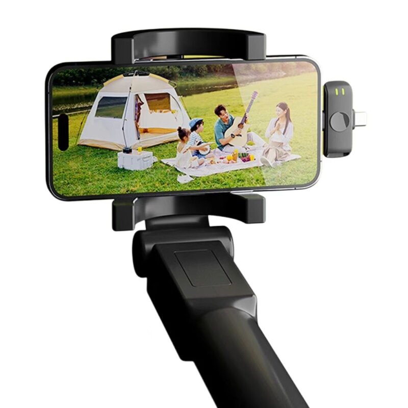 Microphone - Manufacturer H16 2in1 Live Streaming 2.4G Mini Collar Lavalier