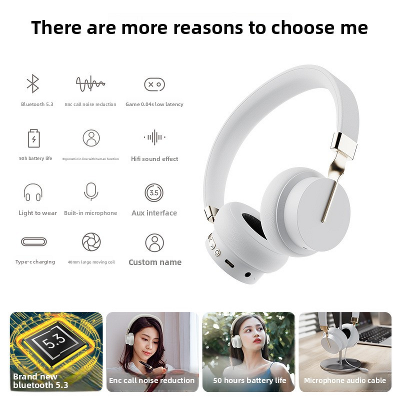 Earphones Manufacturer - Fanji JL IPX5 Waterproof Ultra-Long Battery Life Hot-Selling LED Over-Ear Noise Cancelling Sports Gaming