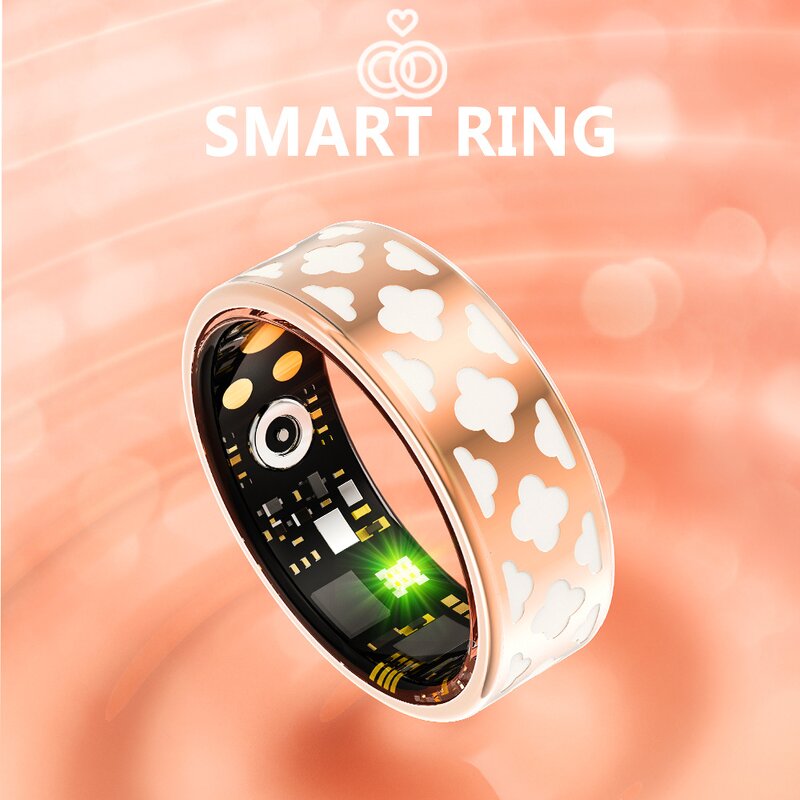 Smart Ring Manufacturer - WiFi IP68 Waterproof Titanium Case Pedometer Fitness Tracker App Control Health Monitoring Android Remote Sleep OLED