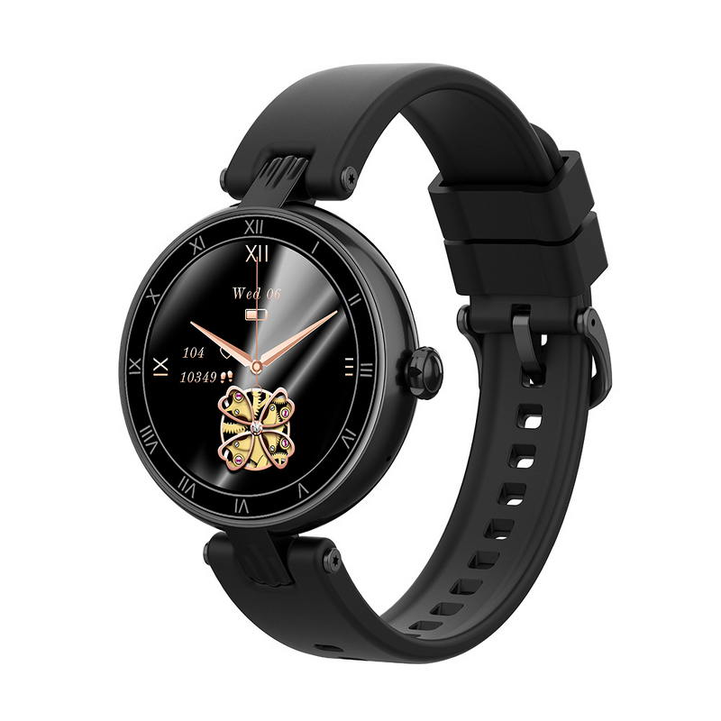 Women's Smart Watch Manufacturer - H18 AMOLED Display IP68 Waterproof IOS Monitoring Blood Pressure Heart Rate Menstrual Cycle Silicone