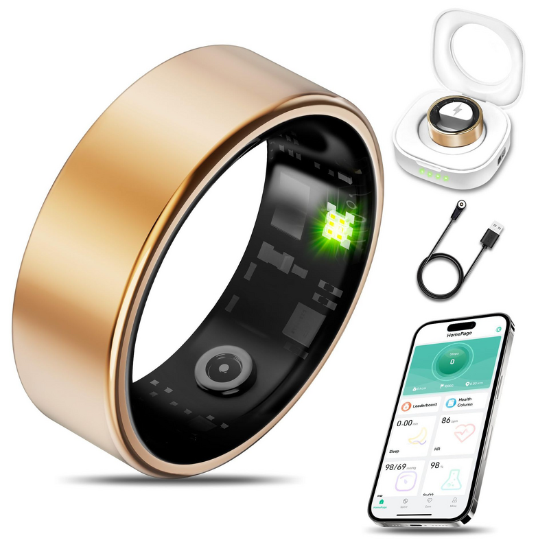 Smart Ring Manufacturer - Hot-Selling R11M Steel Case App Control Complete Certification Multiple Sports Modes Health Monitoring for Sleep Use