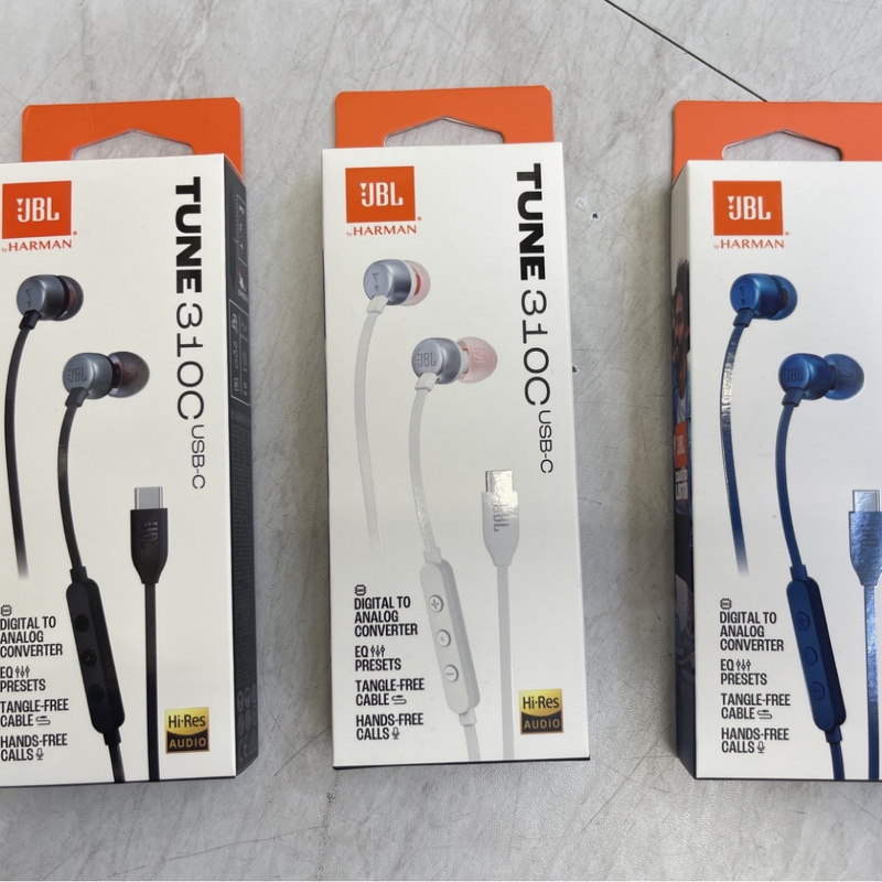 Wired In-Ear Headphones Manufacturer - JL Chipset Factory Stereo J.Bl Tune310C Type-C Interface for Music Listening on Computers