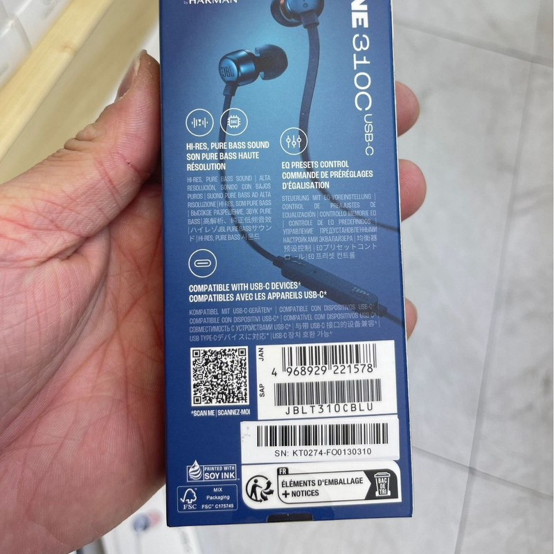 Wired In-Ear Headphones Manufacturer - JL Chipset Factory Stereo J.Bl Tune310C Type-C Interface for Music Listening on Computers