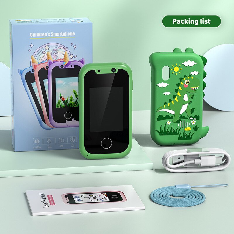 Kids Smart Phone Manufacturer - Christmas Birthday Gift with Dual Camera and Music Player Toddler Learning Play Toy