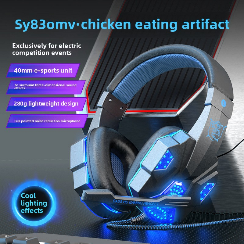 Gaming Headphones Manufacturer - Cross-Border Exclusive Wired Over-Ear with AAC Codecs Factory Wholesale for Laptop Users for Esports