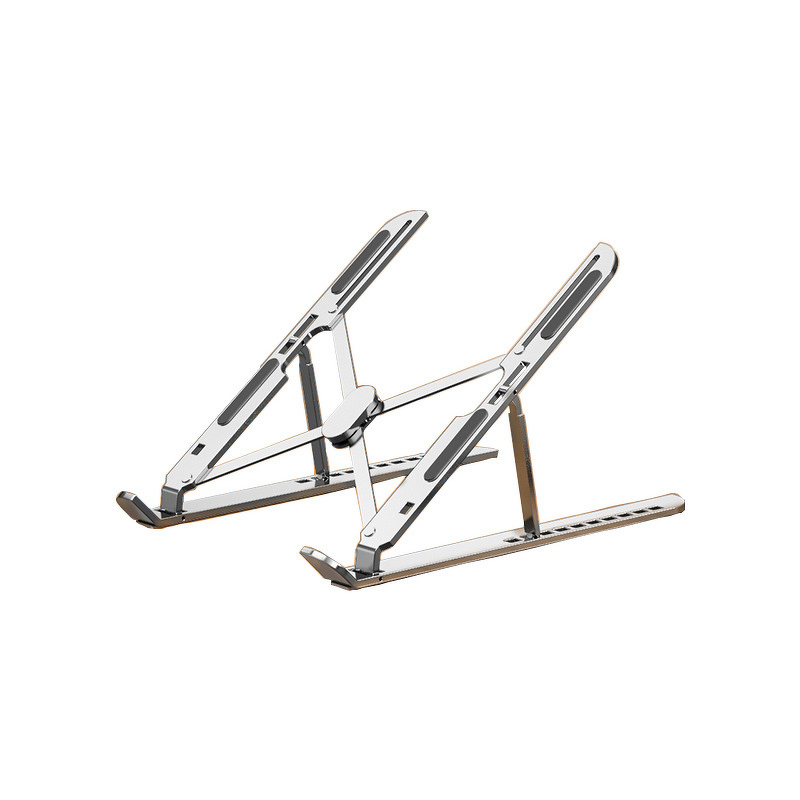 Laptop Stand Manufacturer - Wholesale Aluminum Alloy Phone Foldable Notebook Holder Cooling Fan 18inch 7-Level Tablet iPad PC