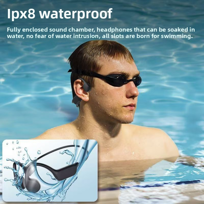 Sports Earphones Manufacturer - Professional Level 8 with 32G Waterproof Memory JL Chipset LED Bone Conduction Factory New