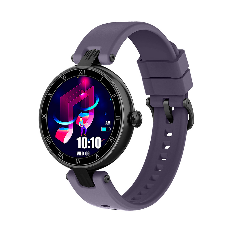 Women's Smart Watch Manufacturer - H18 AMOLED Display IP68 Waterproof IOS Monitoring Blood Pressure Heart Rate Menstrual Cycle Silicone