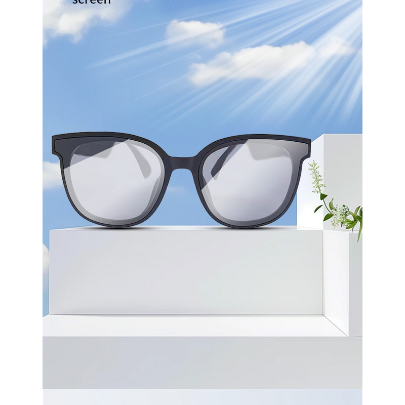 AI Smart Sunglasses Manufacturer - GL5 UV Protection for Bluetooth Plastic for Music Play Private Model Call Listening Cross-Border