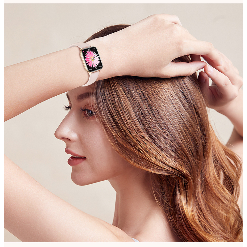 Women's Smart Watch Manufacturer - Km66 IP68 Waterproof TFT Display Fashion Sports Health IOS Call Music Information Reminder Silicone