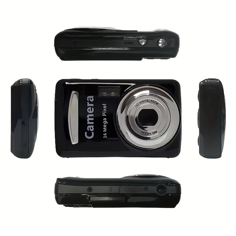 Digital Camera Manufacturer - 16 Million Pixel Kids' 2.4inch Screen Fully Automatic Photo Taking High-Definition CMOS for MicroSD Cross-Border