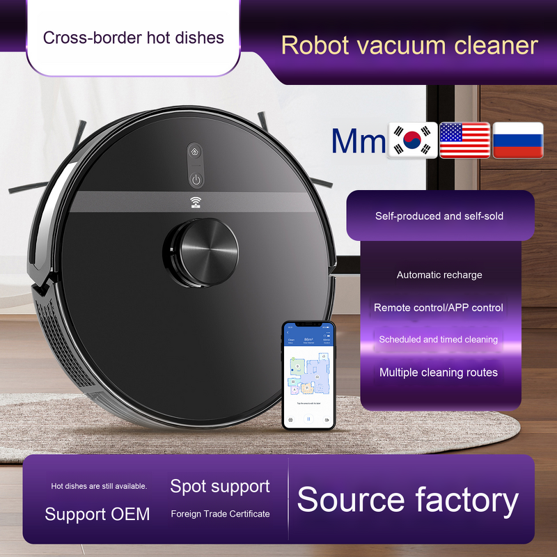 Smart Vacuum Cleaner Manufacturer - X6 Home OLED Infrared Navigation Automatic Recharging Laser Obstacle Avoidance Climbing WiFi Connectivity