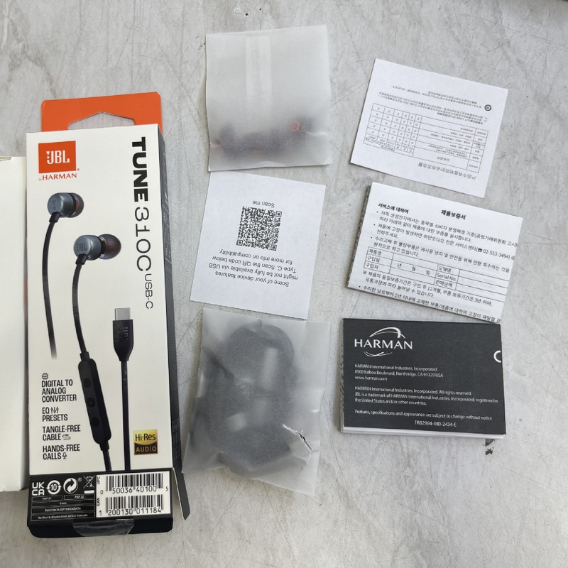 Wired In-Ear Headphones Manufacturer - JL Chipset Factory Stereo J.Bl Tune310C Type-C Interface for Music Listening on Computers