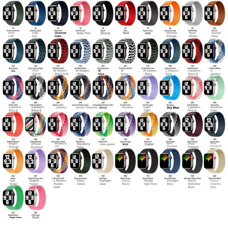 Watch Strap Manufacturer - JMETEC Plastic Case IOS OLED Chronograph IPX5 Waterproof Single Ring Buckle Nylon Braided 38/40/41mm