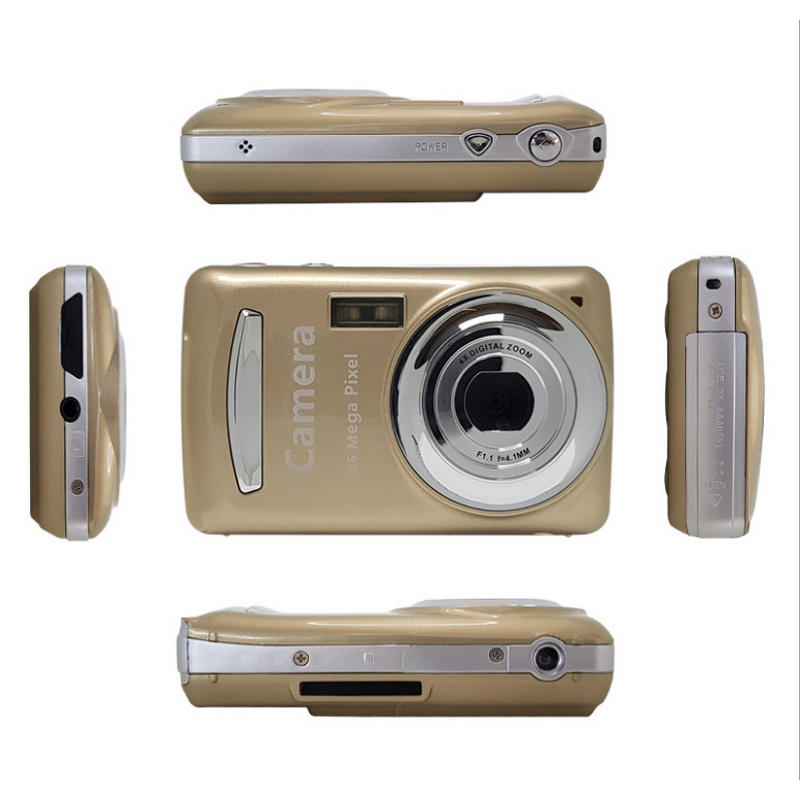 Digital Camera Manufacturer - 16 Million Pixel Kids' 2.4inch Screen Fully Automatic Photo Taking High-Definition CMOS for MicroSD Cross-Border