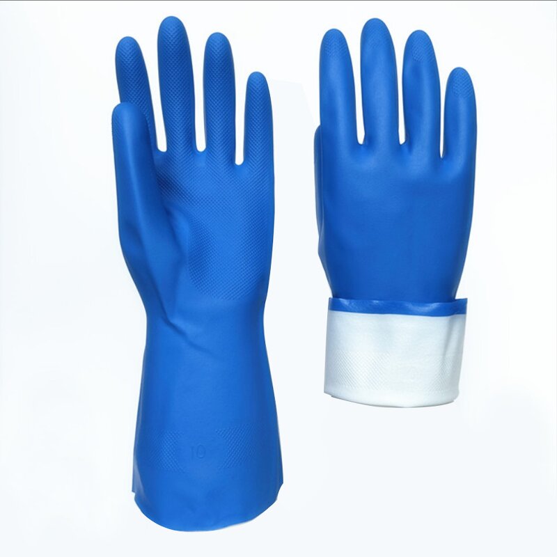 Nitrile Gloves Manufacturer - Industrial Reusable Waterproof Acid Alkali Resistant Food-grade Kitchen Household