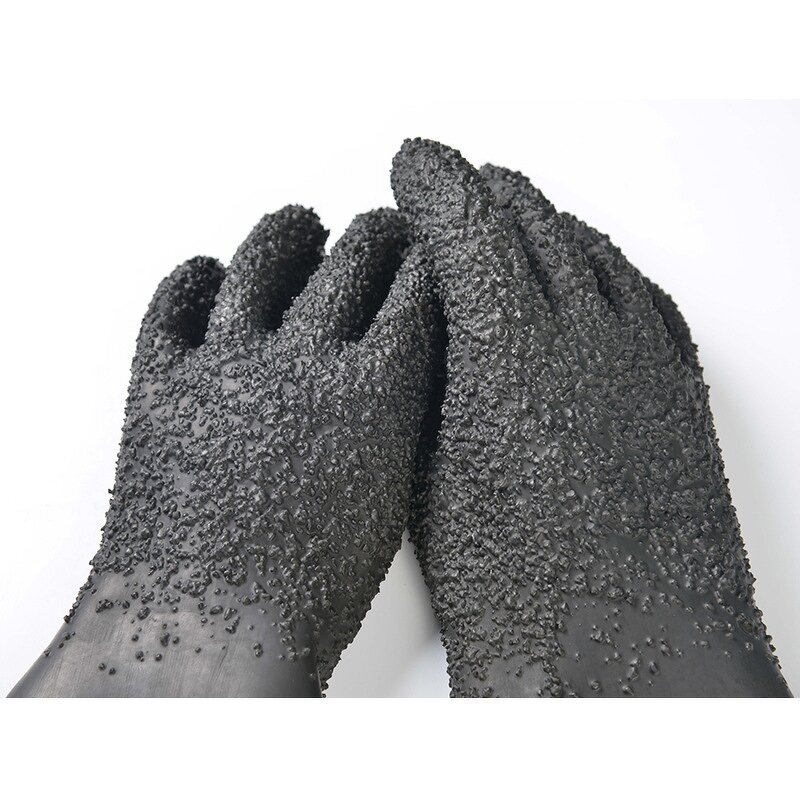 Sandblasting Gloves Manufacturer - Granular Lengthened Latex Non-slip Wear-resistant Industrial