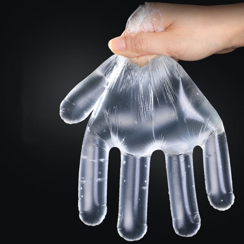 Disposable PE Gloves Manufacturer - Commercial Catering Film Takeaway Thickened Cleaning Home Food Grade All Seasons