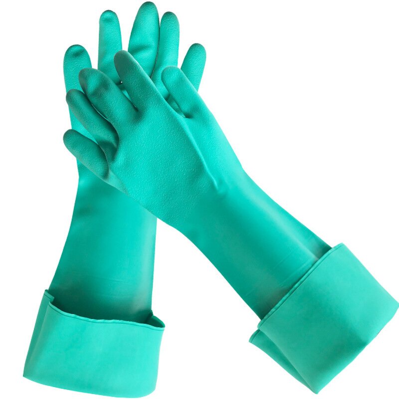 Dishwashing Gloves Manufacturer - Acid Alkali Resistant Wear-resistant Oil-proof Household Waterproof Labor Protection