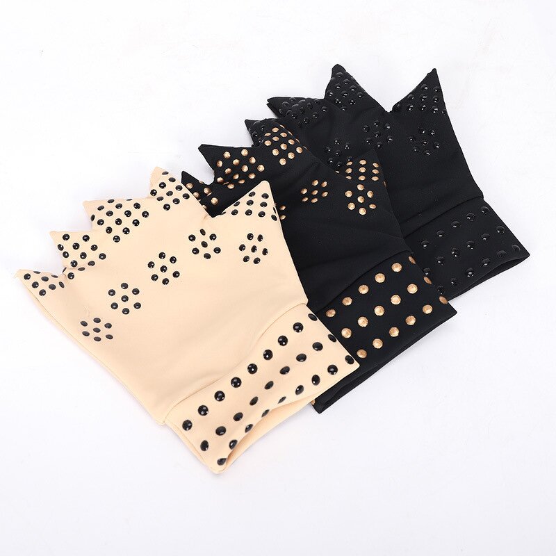 Compression Gloves Manufacturer - Half-finger Protective Outdoor Sports Arthritis Recovery Anti-skid Medium Thickness