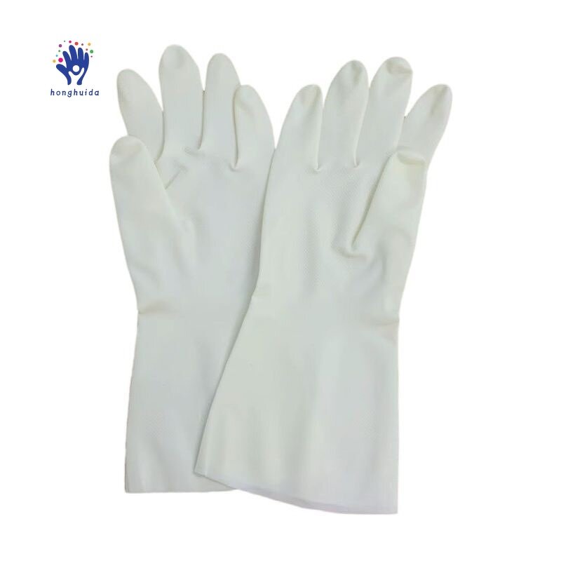 Dishwashing Gloves Manufacturer - Factory White Nitrile Food Safe Durable for Industrial Household All Seasons