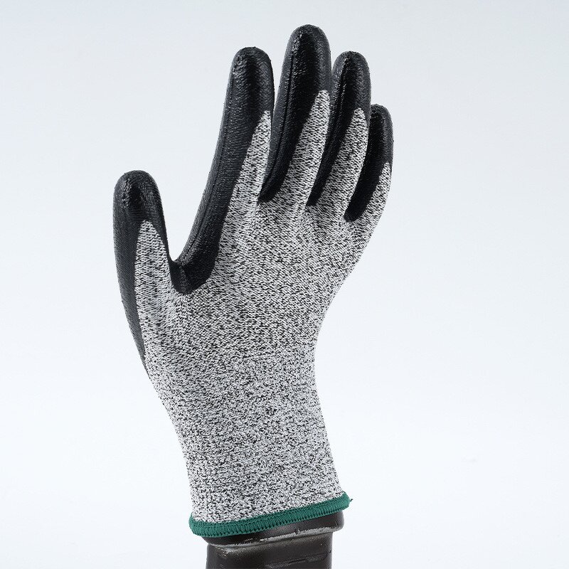 Anti-cutting Gloves Manufacturer - Level 5 HPPE Nitrile Anti-bite Anti-sting for Slaughter Kitchen Fishing Wear-resistant