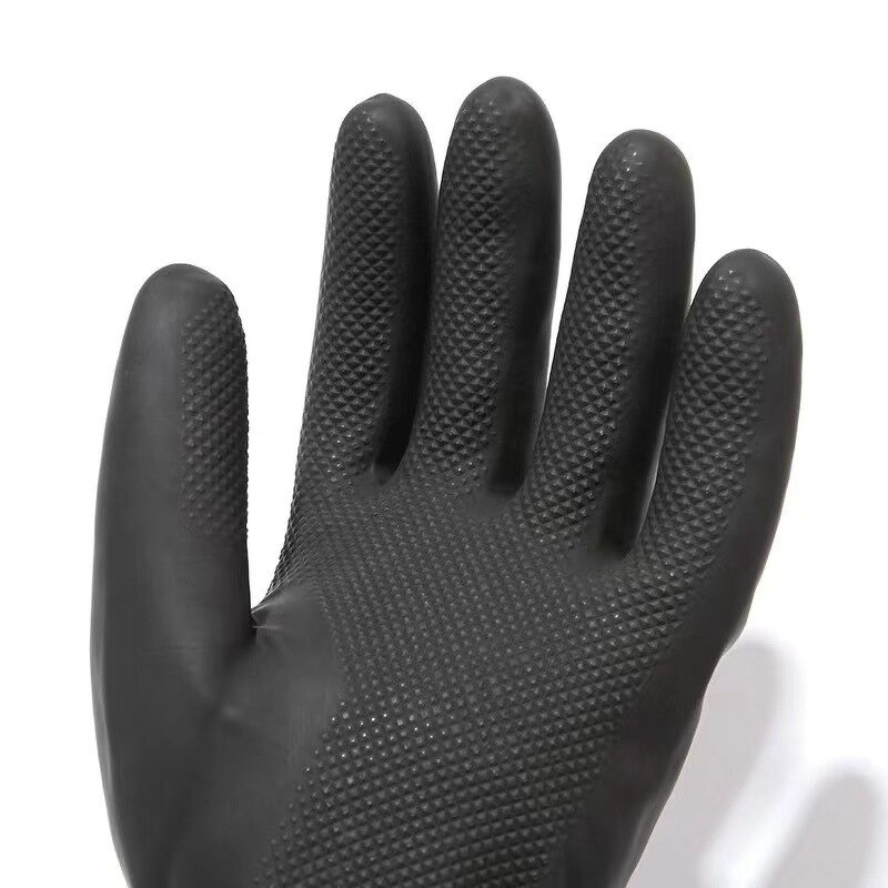 Industrial Latex Gloves Manufacturer - Thickened Protective Acid Alkali Resistant Chemical Resistant Anti-skid