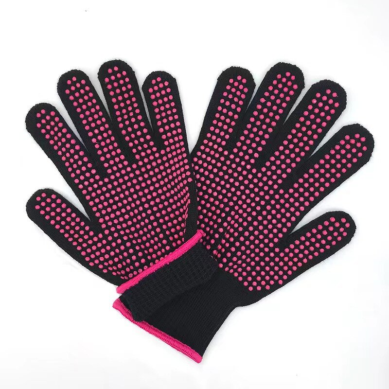 Perm Gloves Manufacturer - Hairdressing Anti-perm Anti-slip Double-sided Beads High Temperature Resistant Cotton PVC
