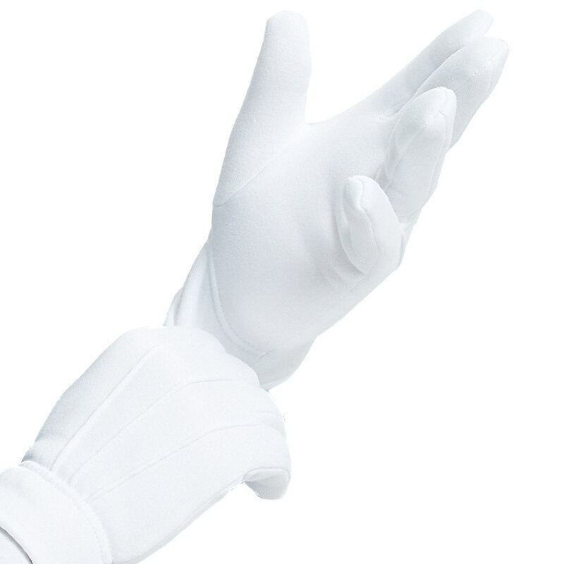 White Gloves Manufacturer - Winter Three-tendon Plus Velvet Thickened for Etiquette Parade Dance Performance Duty