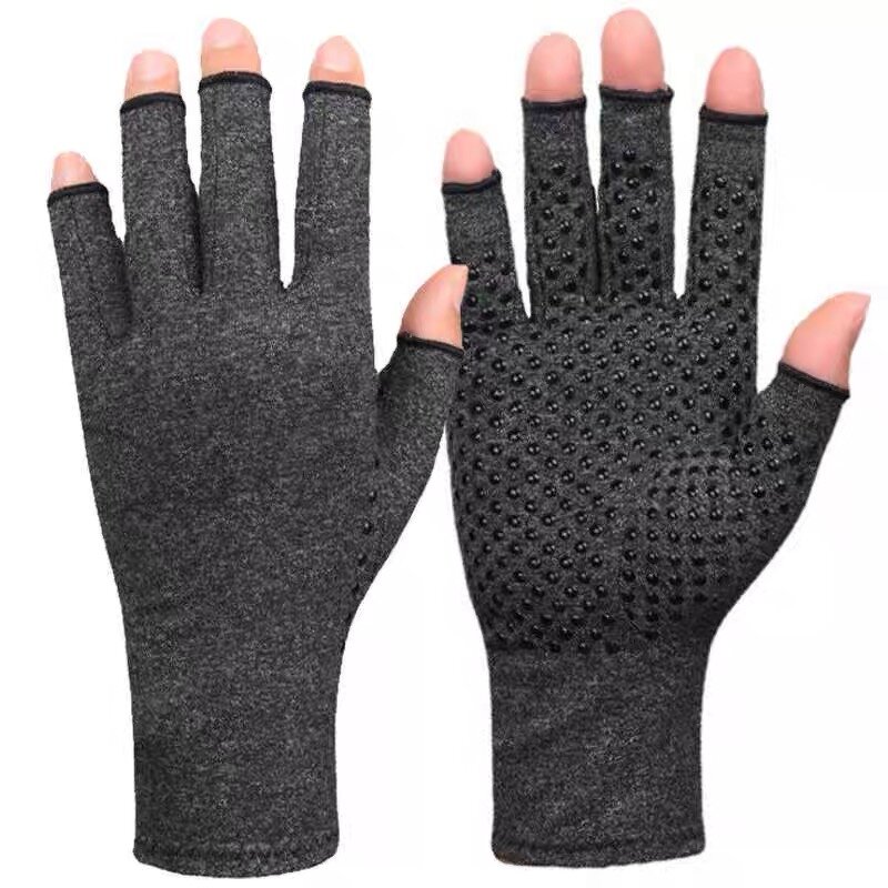 Cycling Gloves Manufacturer - Silicone Point Conditioning for Semi Finger Arthritis Outdoor Exercise