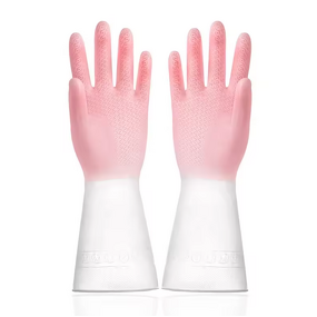 Dishwashing Gloves Manufacturer - Morandi Gradient Colour Household Kitchen Short Waterproof Non-slip