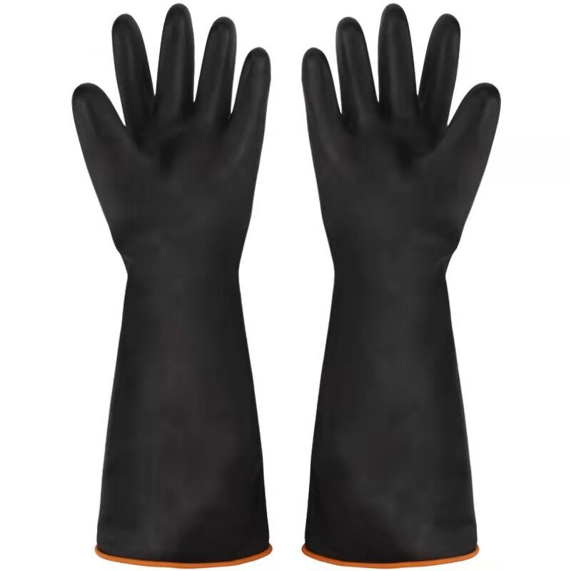 Industrial Latex Gloves Manufacturer - Acid Alkali Resistant Chemical Durable for Household Use