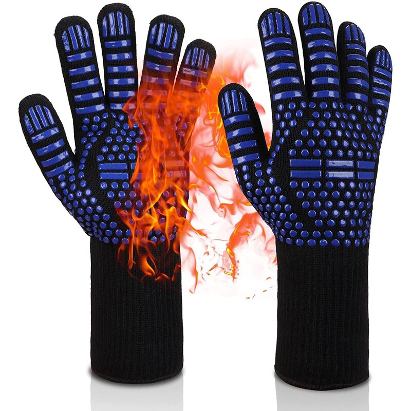 BBQ Gloves Manufacturer - Microwave High-temperature Resistant Baking Insulation Cotton Silicone