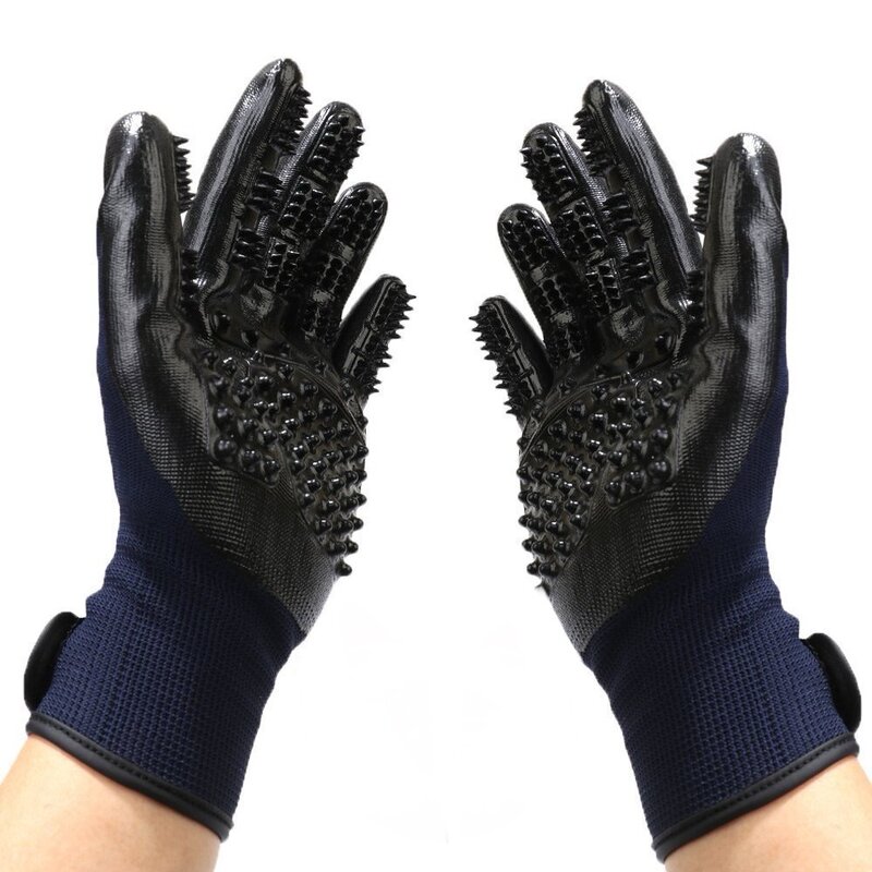Pet Gloves Manufacturer - Bath Massage Cleaning Combing Removing Floating Hair for Dog Cat