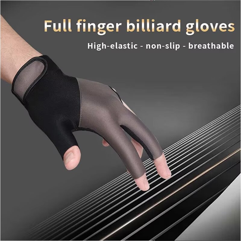 Billiard Gloves Manufacturer - Wear-resistant Breathable Open-fingered Non-slip for Billiard Games