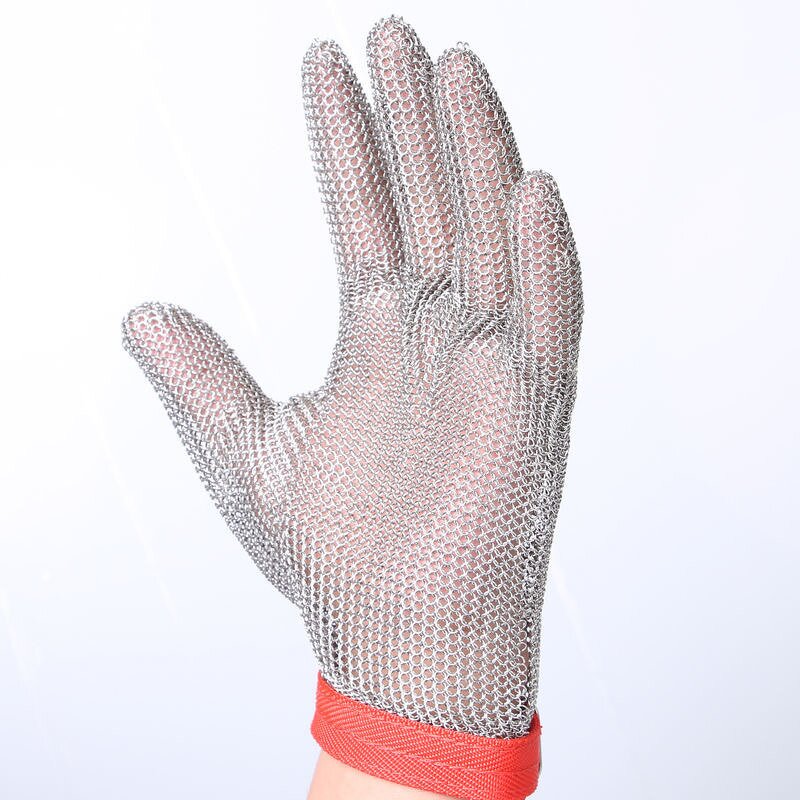 Cut Resistant Gloves Manufacturer - Easy to Clean Scratch Resistant Stainless Steel Metal Chain Steel Ring