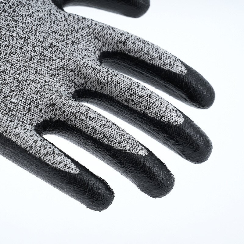 Anti-cutting Gloves Manufacturer - Level 5 HPPE Nitrile Anti-bite Anti-sting for Slaughter Kitchen Fishing Wear-resistant