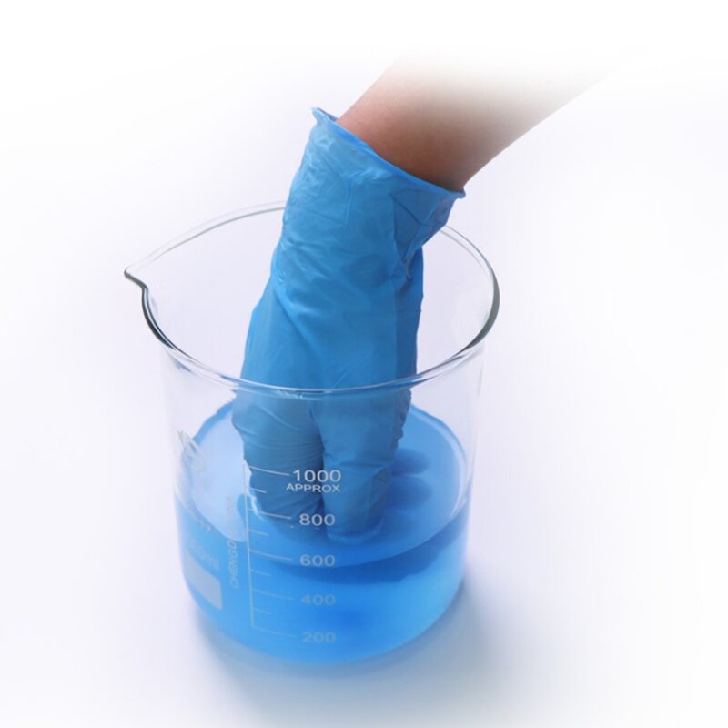 Disposable Nitrile Gloves Manufacturer - Powder-free High Elasticity Wear-resistant for Food Housework Kitchen Dishwashing