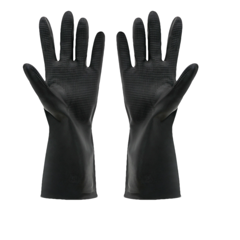 Industrial Latex Gloves Manufacturer - Thickened Protective Acid Alkali Resistant Chemical Resistant Anti-skid