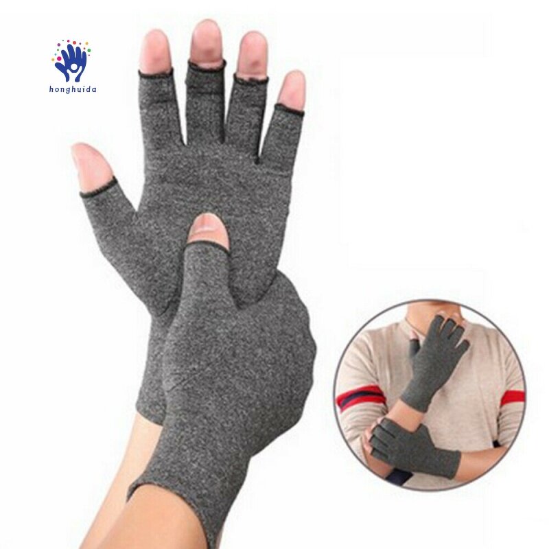 Compression Gloves Manufacturer - Half-finger High Quality Durable Comfortable Reusable Fitness Sports Recovery Arthritis
