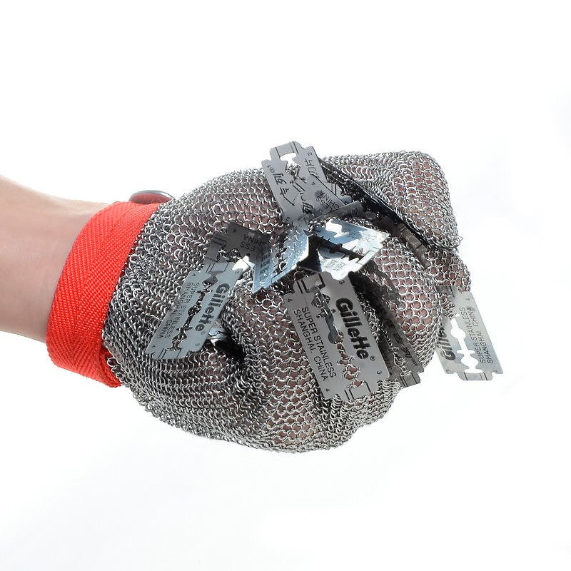 Steel Ring Gloves Manufacturer - Labor Protection Level 5 Anti-cutting Stainless Steel Mechanical Saw Bone