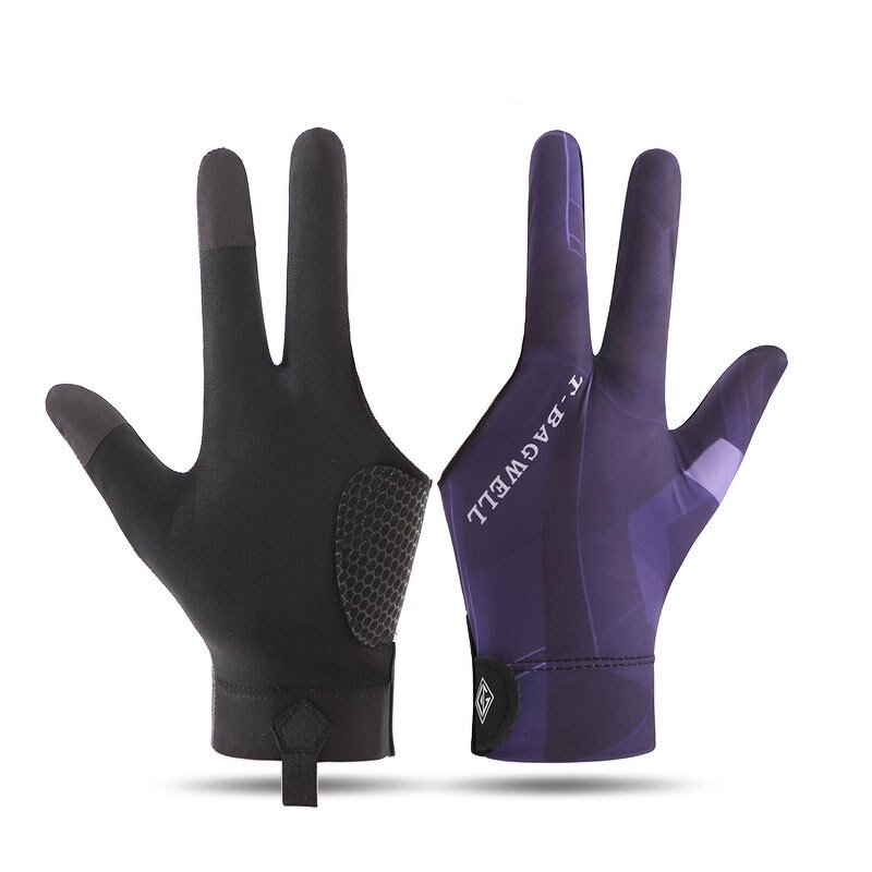 Billiard Gloves Manufacturer - OEM Professional Three-Finger Safety Thin Breathable for Spring Summer
