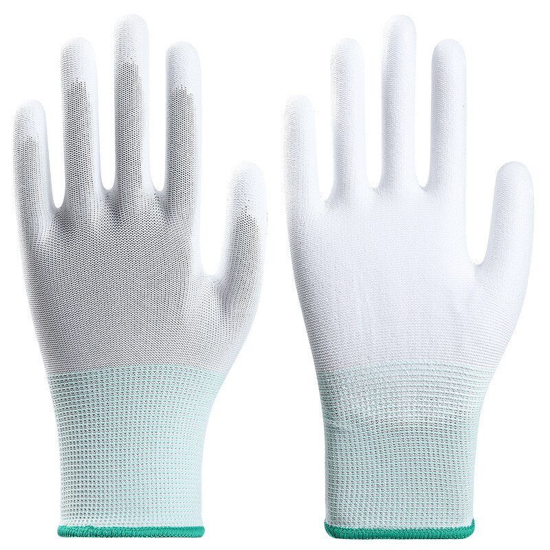 Labor Protection Gloves Manufacturer - PU-Coated Palm Dust-Free Anti-static for Electronic Factory Medium Breathable